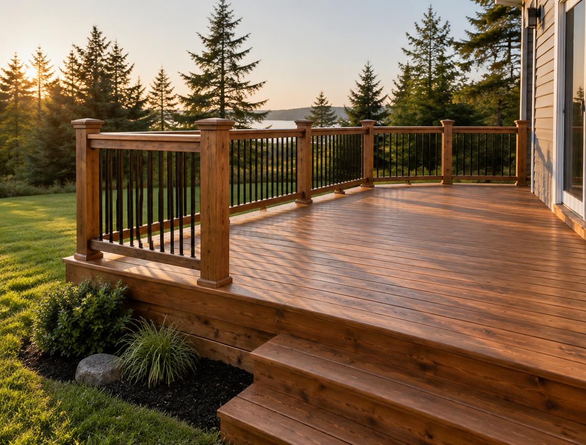 Deck staining & upkeep